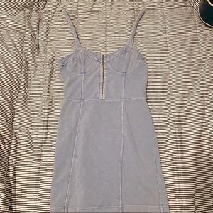 Free People Blue Denim Bodycon Dress